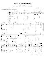 download the accordion score Time To Say Goodbye (Con te partiro) (Arrangement : Gary Dahl ) (Chant : Andrea Bocelli / Sarah Brightman) in PDF format