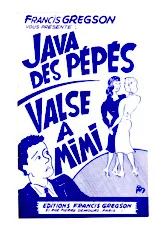 télécharger la partition d'accordéon Java des pépés + Valse à Mimi au format PDF