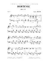 scarica la spartito per fisarmonica Hortense (One Step) in formato PDF