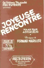 descargar la partitura para acordeón Joyeuse Rencontre (Polka) en formato PDF