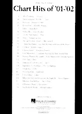 scarica la spartito per fisarmonica Chart Hits Of 01-02 (24 titres) in formato PDF