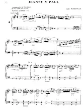 télécharger la partition d'accordéon Jeanne Y Paul (Arrangement: Wolmer Beltrami) (Duo d'Accordéns) au format PDF