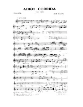 descargar la partitura para acordeón Adios Corrida (Paso Doble) en formato PDF