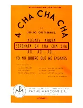 télécharger la partition d'accordéon Serenata en cha cha cha (Orchestration) au format PDF