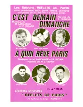 télécharger la partition d'accordéon A quoi rêve Paris (Arrangement : Eliane Margelli) (Valse) au format PDF