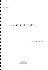 télécharger la partition d'accordéon Matin d'automne (Conducteur) au format PDF