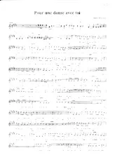 descargar la partitura para acordeón Pour une danse avec toi (Slow) en formato PDF