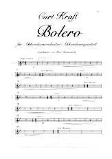 scarica la spartito per fisarmonica Boléro (Akkordeonquintett) (Arrangement : Rico Reinwarth) (4ème Accordéon) in formato PDF
