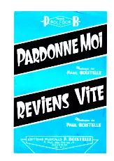 télécharger la partition d'accordéon Pardonne Moi au format PDF