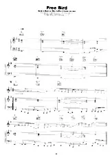 download the accordion score Free Bird in PDF format