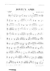 télécharger la partition d'accordéon Joyeux Amis (One Step) au format PDF