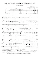 download the accordion score What The World Needs Now Is Love in PDF format