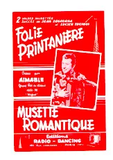 télécharger la partition d'accordéon Folie printanière + Lunatique (Valse Musette) au format PDF