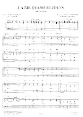 descargar la partitura para acordeón J'aime quand tu joues en formato PDF