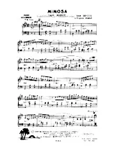 télécharger la partition d'accordéon Mimosa (Valse Musette) au format PDF