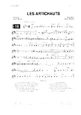 scarica la spartito per fisarmonica Les artichauts (Marche) in formato PDF