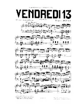 télécharger la partition d'accordéon Vendredi 13 (Tango) au format PDF