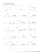 scarica la spartito per fisarmonica L'Essentiel (Chant : Ginette Reno) in formato PDF