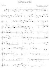 télécharger la partition d'accordéon Gondoliero (Tango) (Arrangement : José Dion) au format PDF