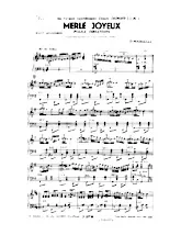 télécharger la partition d'accordéon Merle Joyeux (Polka Variations) au format PDF