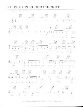 download the accordion score Tu peux pleurer Pierrot in PDF format