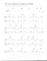 download the accordion score Je voudrais voir la mer in PDF format