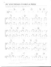 descargar la partitura para acordeón Je voudrais voir la mer en formato PDF