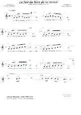 descargar la partitura para acordeón Ça fait du bien de se revoir (Boléro) en formato PDF