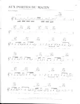 descargar la partitura para acordeón Aux portes du matin en formato PDF