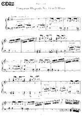 télécharger la partition d'accordéon Hungarian Rhapsody n°19 (in D Minor) au format PDF