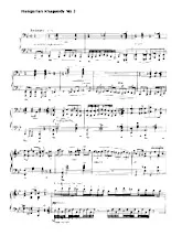 télécharger la partition d'accordéon Hungarian Rhapsody n°3 (in G Minor) au format PDF