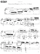 télécharger la partition d'accordéon Hungarian Rhapsody n°13  (in A  Minor) au format PDF