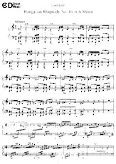 télécharger la partition d'accordéon Hungarian Rhapsody n°16  (in A Minor) au format PDF