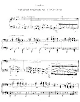 télécharger la partition d'accordéon Hungarian Rhapsody n°1  (in C# Minor) au format PDF