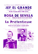 télécharger la partition d'accordéon Rosa de Sévilla (Orchestration) (Paso Doble) au format PDF