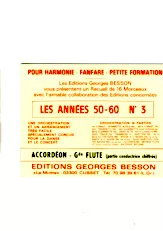 télécharger la partition d'accordéon Recueil : Les années 50 60 n°3 (16 Titres Connus) au format PDF