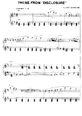 télécharger la partition d'accordéon Theme From Movie : Disclosure au format PDF