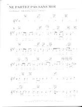 télécharger la partition d'accordéon Ne partez pas sans moi (Chant : Céline Dion) au format PDF
