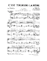 download the accordion score C'est toujours la même (Java Chantée) in PDF format