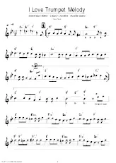 télécharger la partition d'accordéon I love trumpet mélody (Slow Rock) au format PDF