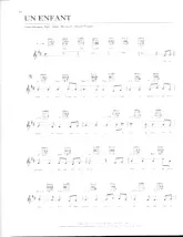 télécharger la partition d'accordéon Un enfant (Chant : Sweet People) au format PDF