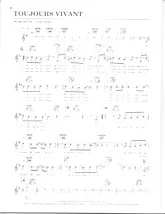 descargar la partitura para acordeón Toujours vivant en formato PDF