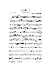 télécharger la partition d'accordéon Cathy (Valse Musette) au format PDF