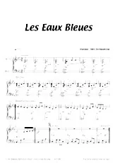 télécharger la partition d'accordéon Les eaux bleues (Valse) au format PDF