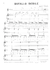 download the accordion score Buffalo débile in PDF format