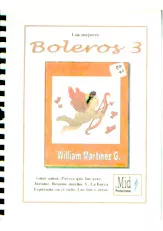 télécharger la partition d'accordéon Los Mejores Boléros 3 (William Martinez G) (13 titres) au format PDF