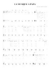 télécharger la partition d'accordéon La musique à papa (Marche) au format PDF