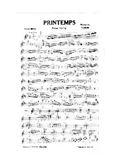 télécharger la partition d'accordéon Printemps (Valse Swing) au format PDF