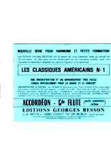 télécharger la partition d'accordéon Recueil : Les classiques Américains n°1 (16 Titres) au format PDF