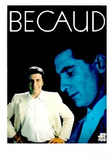 télécharger la partition d'accordéon Bécaud : Album bleu (22 titres) au format PDF